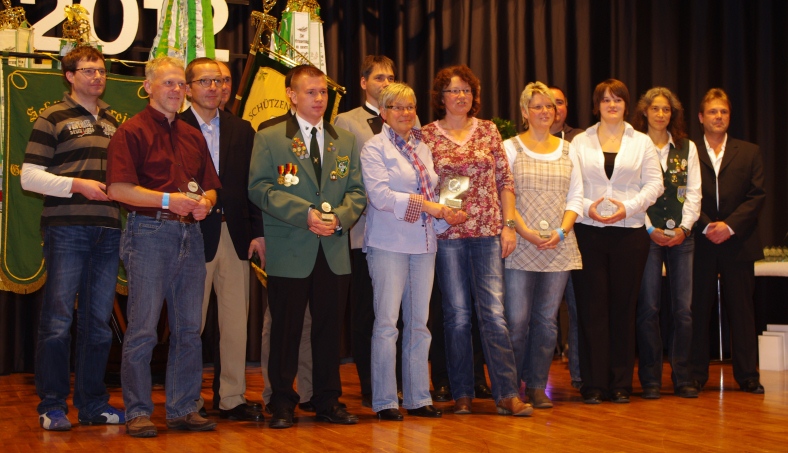 Sieger des Kreispokalschießens 2012